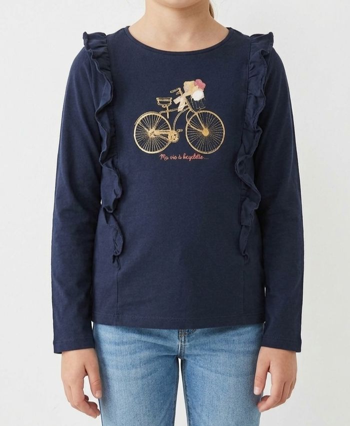 T-shirt manches longues Orchestra - Marine - 8 ans ( 128 cm ) - photo numéro 1