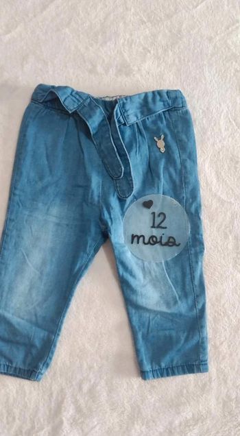 Pantalon jeans creeks 12  mois