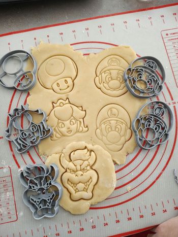 Lot de 5 emporte-pièces Super Mario