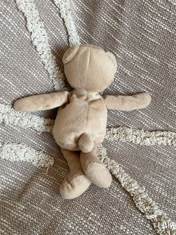 Peluche doudou 24cm IKEA ours singe marron beige très bon état - photo numéro 3