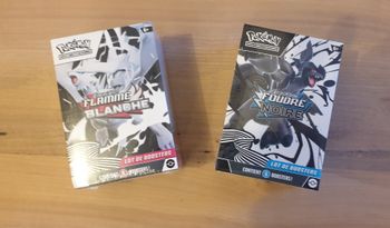 lot de 2 bundles Pokemon 10.4 flamme blanche et foudre noire 