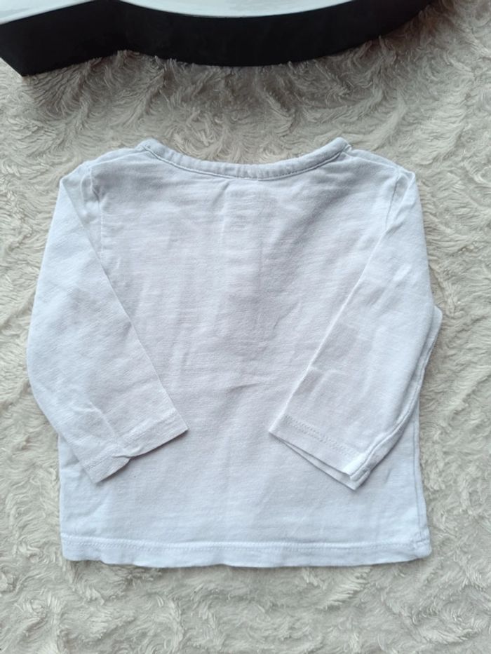 Polo chemise manches longues Garçon 1 mois Kiabi Eco conception 100% coton bio - photo numéro 7