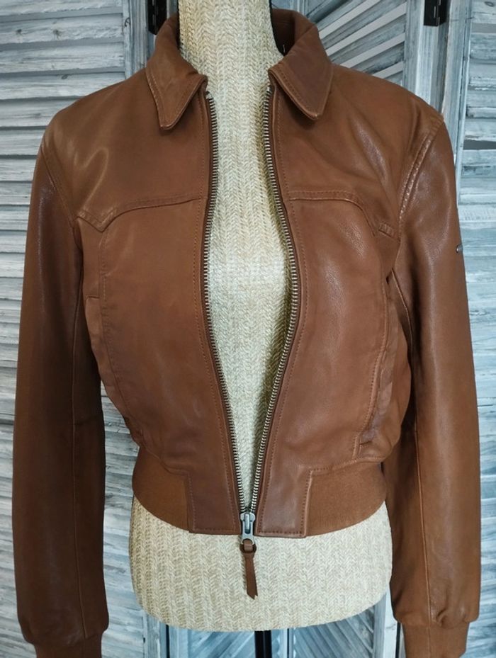 Blouson cuir Superdry
