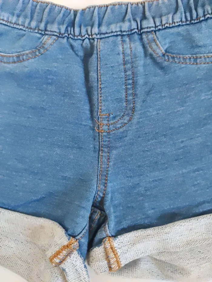 Short imitation jean élastique Sfera 3-4 and - photo numéro 2