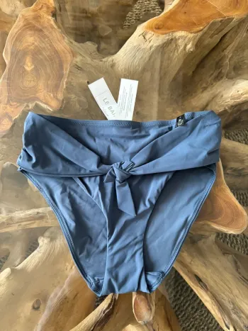 Bas de maillot de bain femme Etam bleu nœud
