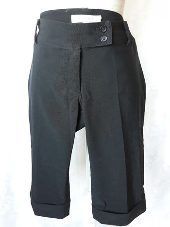 Faby27800 Pantalon Pantacourt femme "Jennyfer", noir, T 40