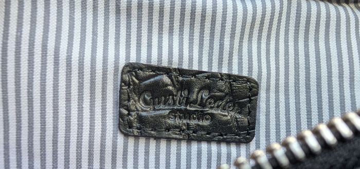 Sac Banane en Cuir Noir Effet Croco Gusti Leder studio Rosamonde NEUF - photo numéro 6