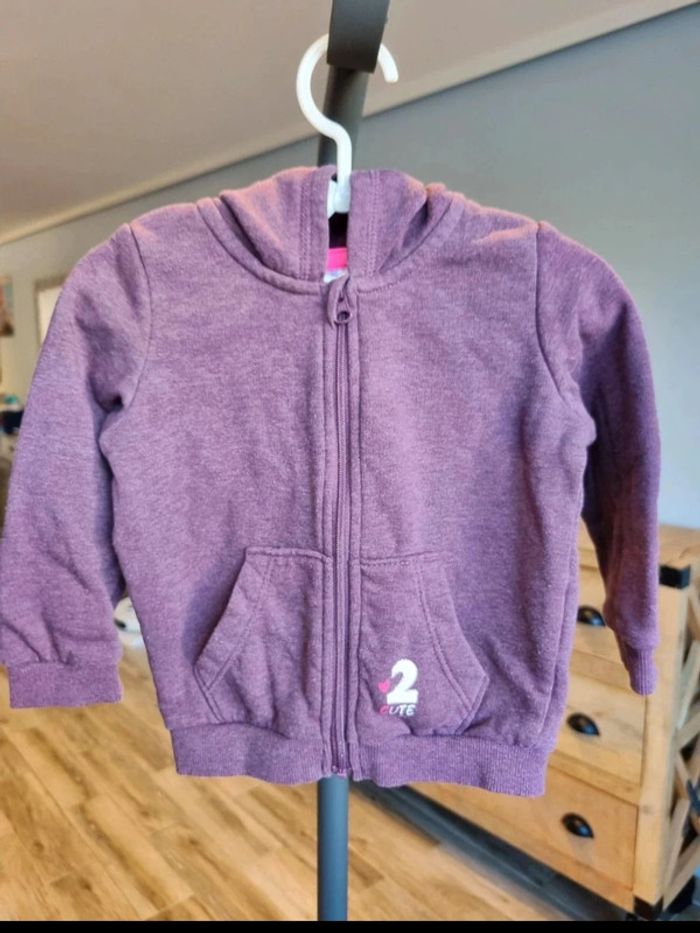 Veste gilet zippé lupilu fille 18 mois