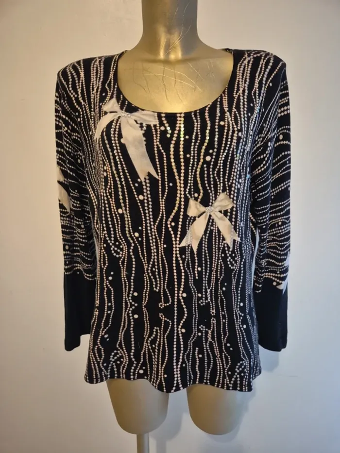 Pull noir taille L