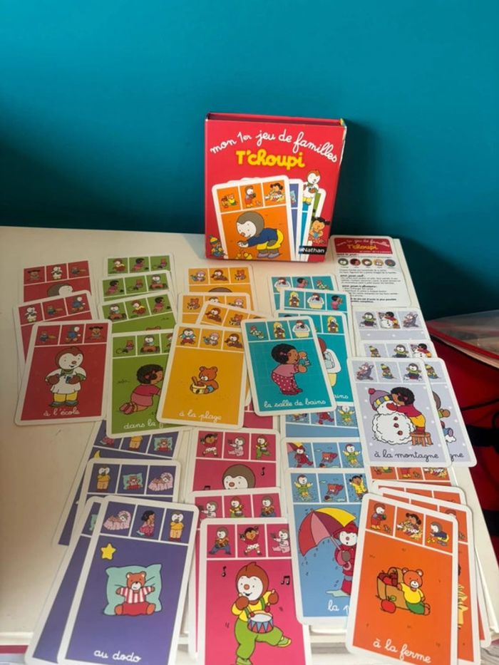 Jeu mon premier jeu de famille t’choupi