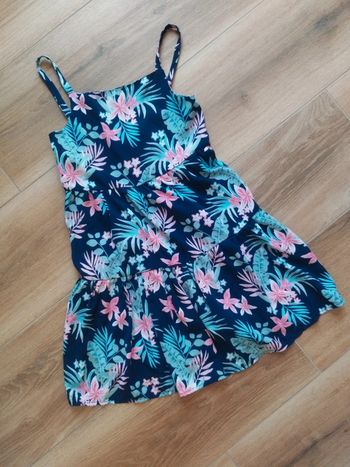 Jolie robe longue d'été tropique 5 ans