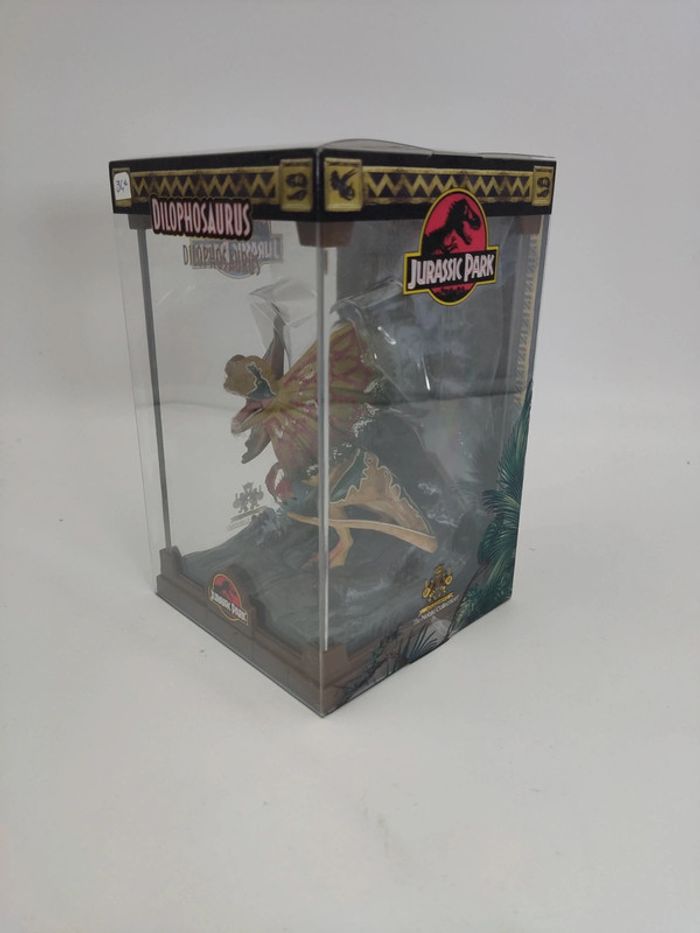 Jurassic Park Creature Diorama PVC Dilophosaurus 18 cm noble collection - photo numéro 3