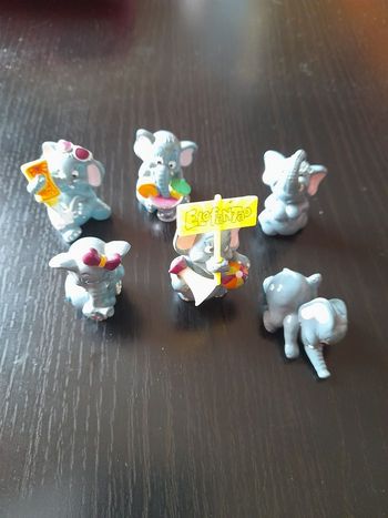 Kinder surprise figurine éléphant  x6