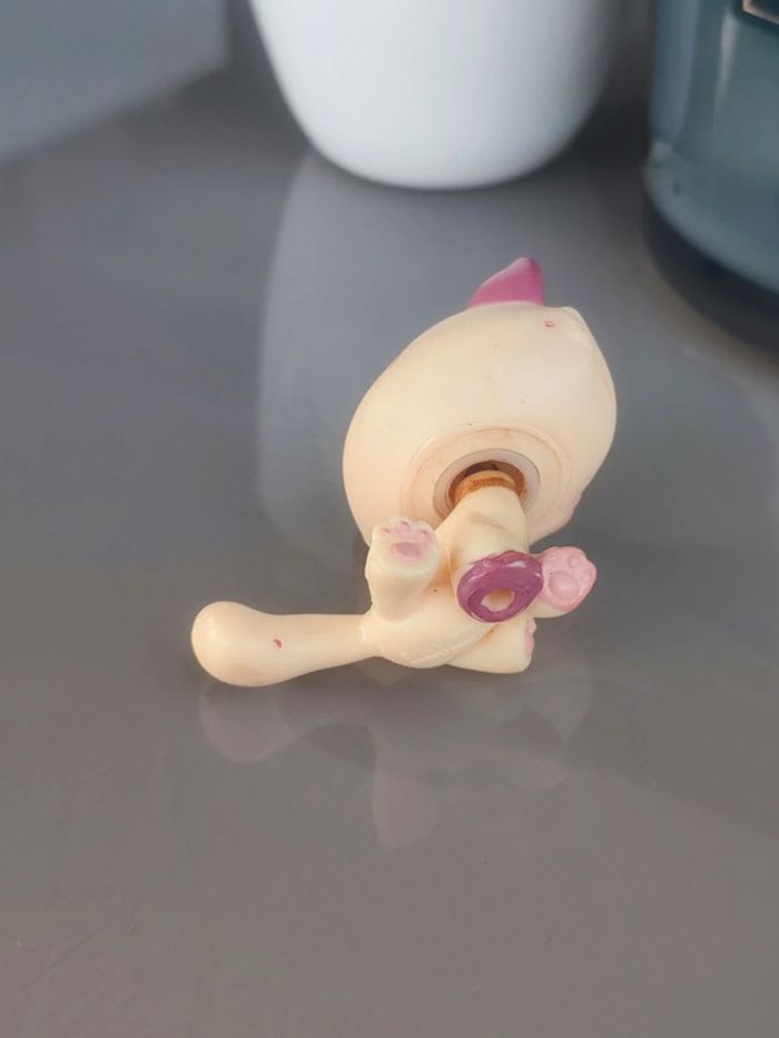 Littlest Pet Shop #1919 beige mauve kitten tabby cat - photo numéro 3