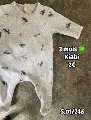Pyjama 🍀 3 mois 🍀 Kiabi