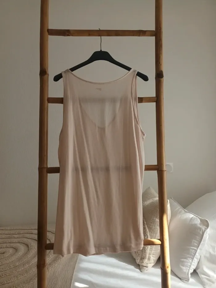 Débardeur rose clair Sloggi taille M - photo numéro 2