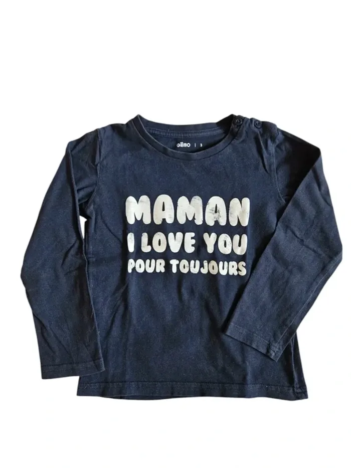 Lot de 5 Tee-shirt à manches longues- 3 ans - photo numéro 3