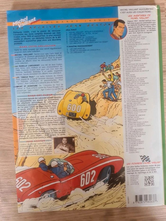 Michel vaillant les labourdet la vérité vient du désert - photo numéro 2