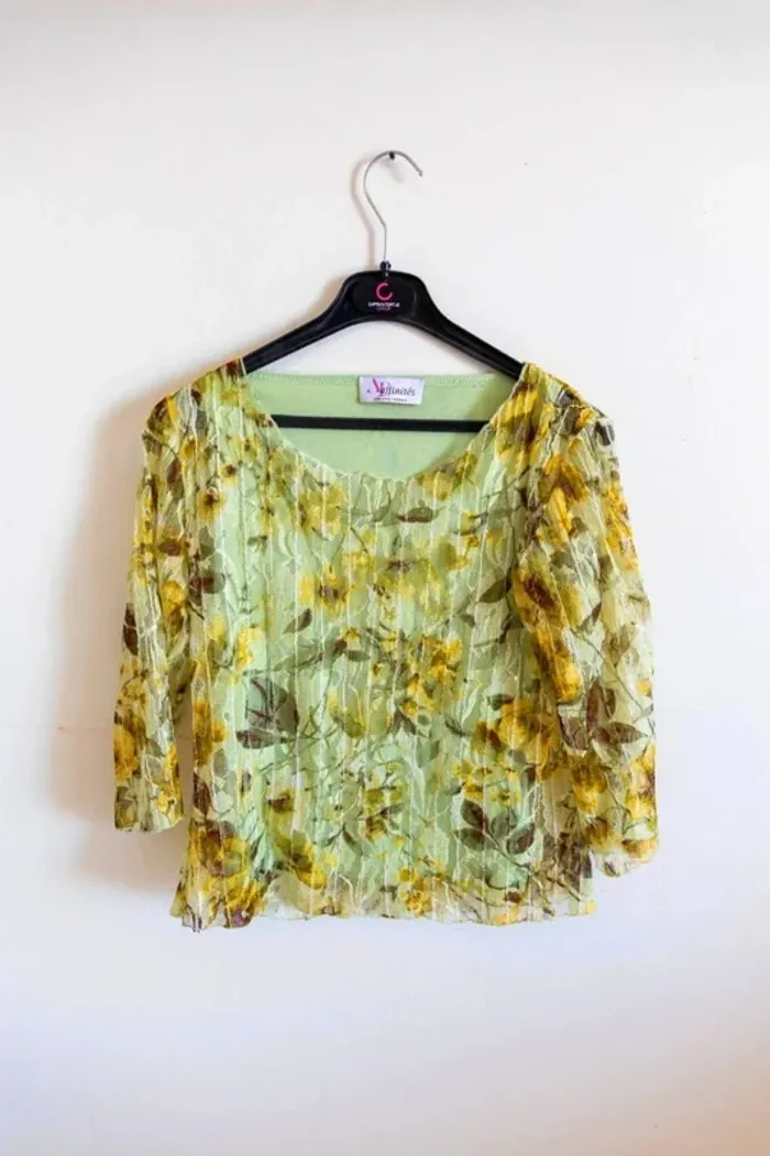 C48 blouse vert Armand Thiery T1