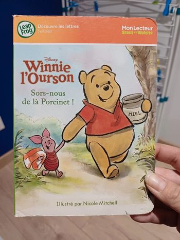 Livre winnie l'ourson sors nous de là porcinet! leap frog