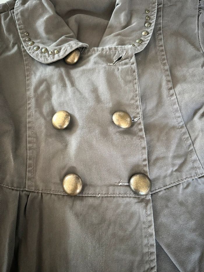 Veste marron kaki cintrée - photo numéro 2