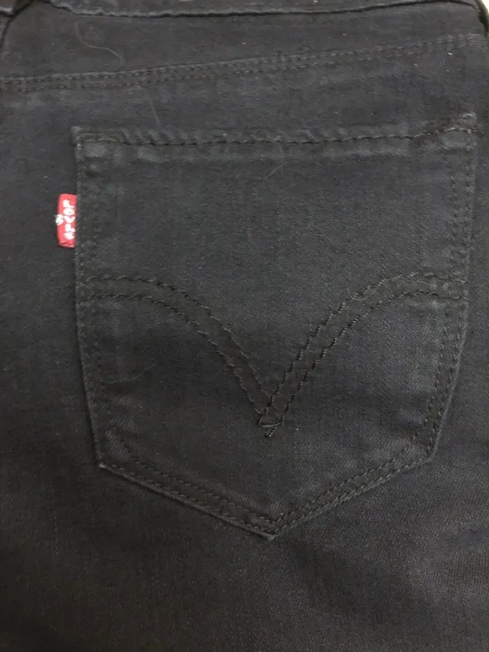 👖🖤 Jean Levi’s 471 slim fit noir neuf 28/30 (36/38) short leg black jeans🖤👖 - photo numéro 8