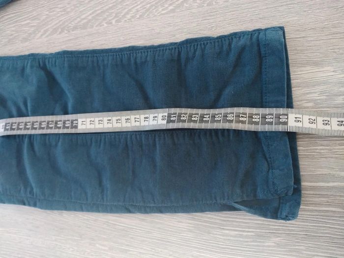 Pantalon breal velours bleu canard taille 38 - photo numéro 13
