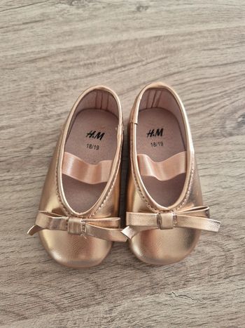 Ballerine rose gold h&m