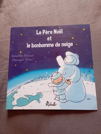 Livre le père noël et le bonhomme de neige