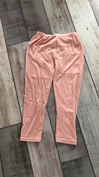 Bas de pyjama velours pour fille 10ans