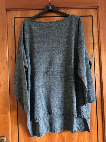 Pull léger gris Carla Positano taille unique