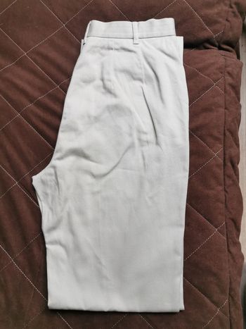 Pantalon Lola gris clair en coton