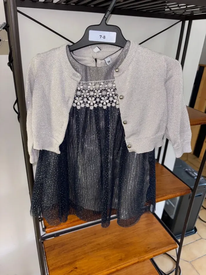 Robe + Gillet fille