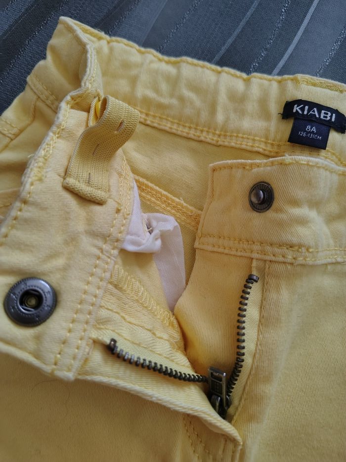 Pantalon fille jaune - photo numéro 3