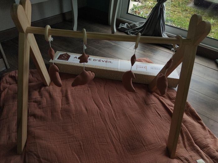 Tapis + arche d'éveil terracotta Sauthon - photo numéro 2