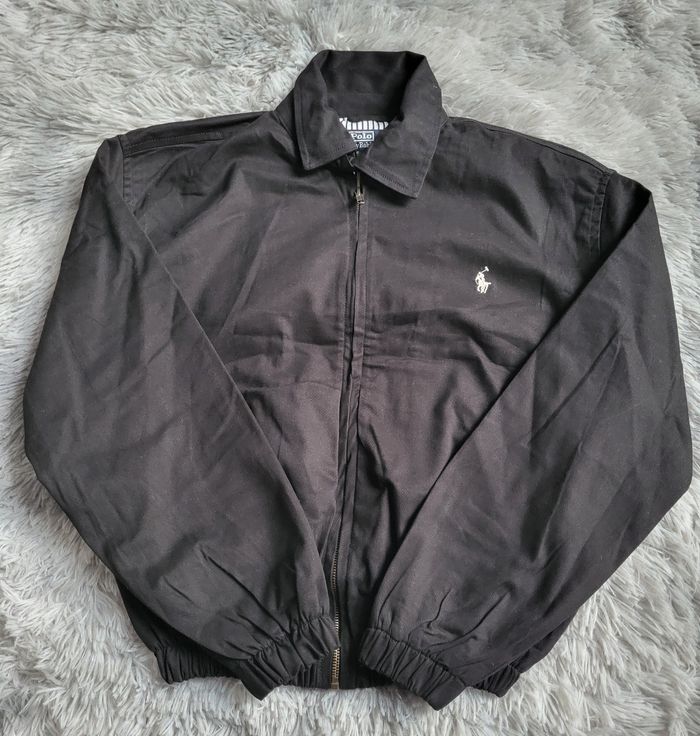 Veste Harrington Polo Ralph Lauren - Noir - Coton Premium - Taille S - Neuf