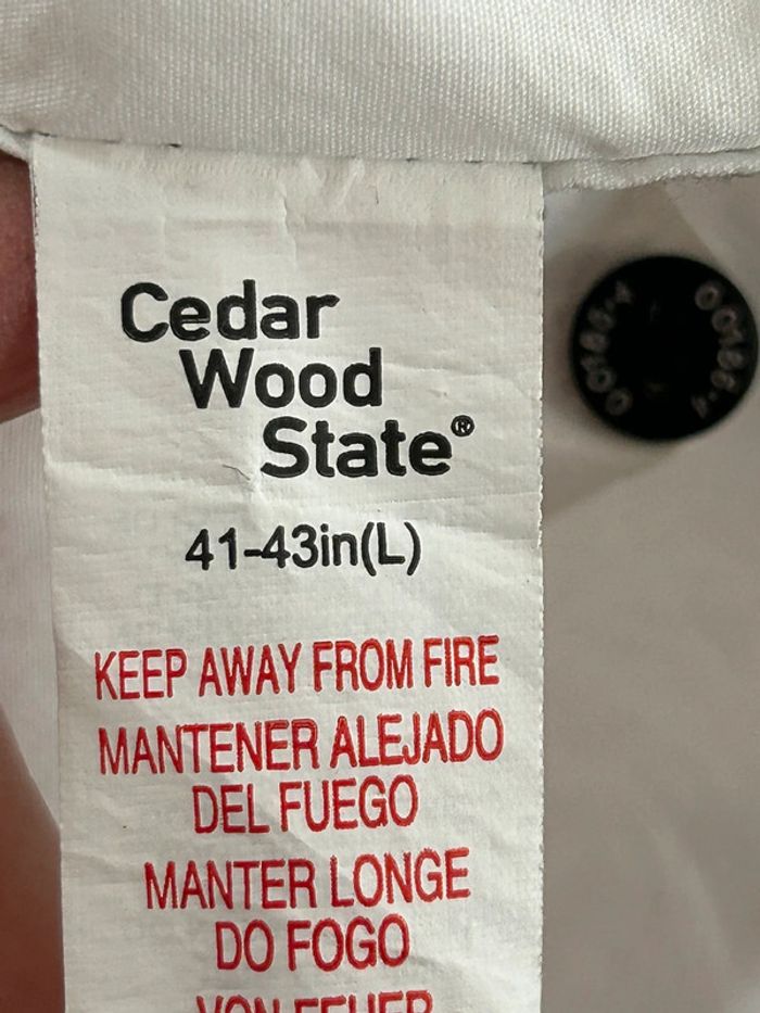 Chemise Manches Courtes Blanche  Cedar Wood State - Taille 40 - photo numéro 4