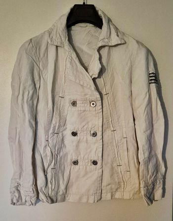 Veste blanche style officier Diplodocus - Taille 38