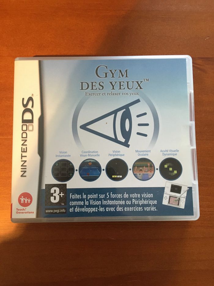Jeu Nintendo DS Gym des yeux