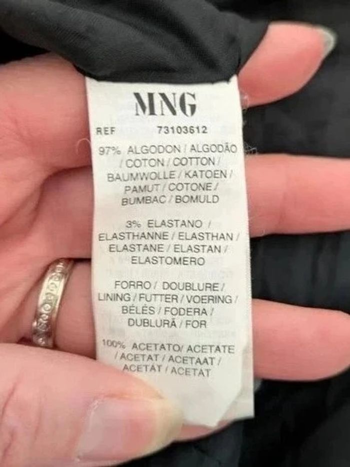 Veste en velours - MNG - taille 38/40 - photo numéro 6