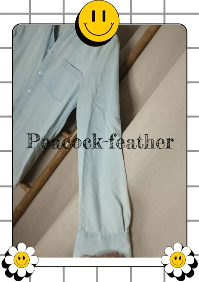 Chemise jean clair délavée M homme Celio - photo numéro 8