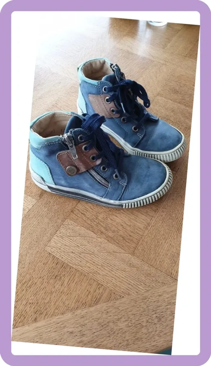 Bottines garçon Catimini taille 29, cuir