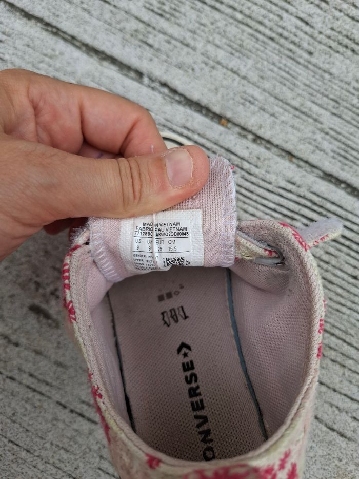 Converse fleurie 25 - photo numéro 5