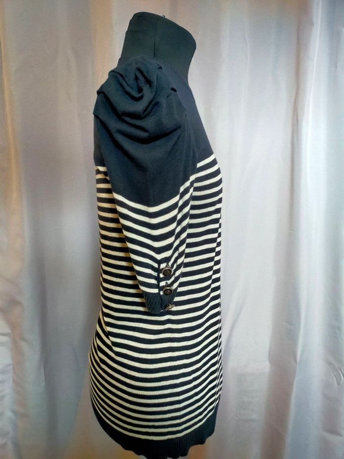 Haut femme rayé manches froncées – The Kooples – Taille S - photo numéro 2