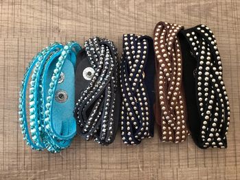 Lot bracelets strass