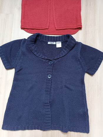 Lot gilets manches courtes