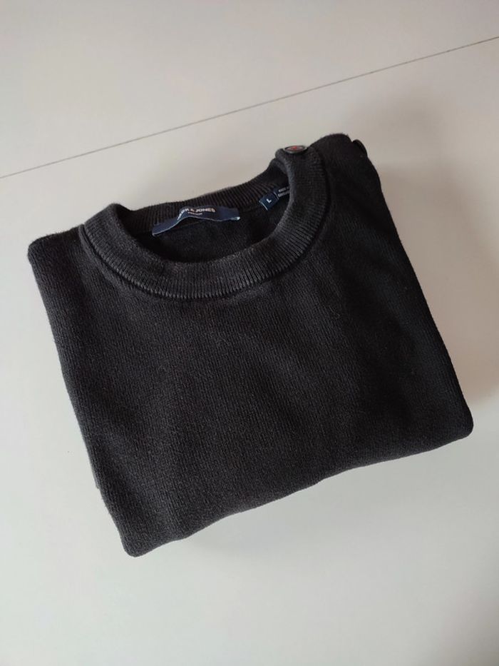 Pull Jack & Jones Premium noir - Taille L - photo numéro 2