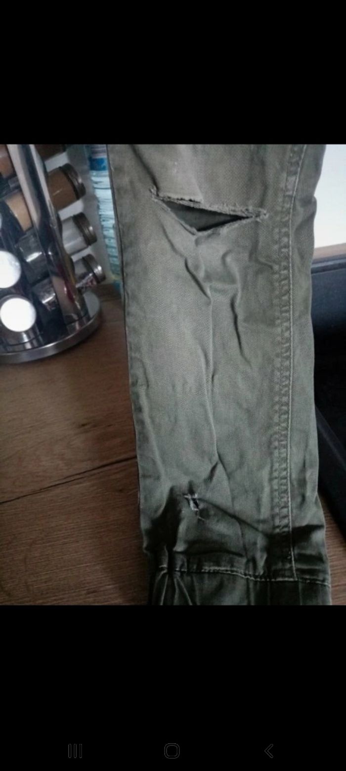 Jean kaki taille 10ans kiabi - photo numéro 2