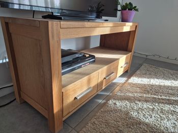 Meuble TV chêne massif