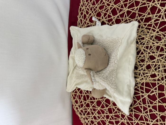 Doudou plat mouton NATURE ET DECOUVERTES beige - photo numéro 3